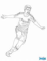 Coloring Dibujos Hellokids Suarez Lionel Foot Reus Miroslav Klose Barcelona Parfait Neymar Futbolistas Joueur Línea sketch template