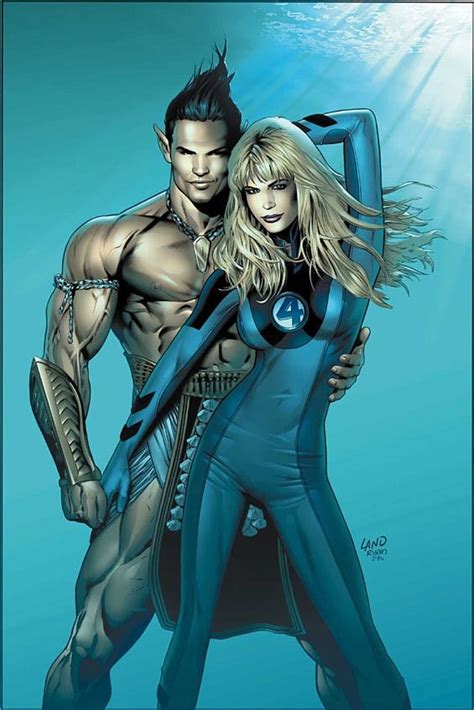 namor sue storm female comic characters fantastic  comic