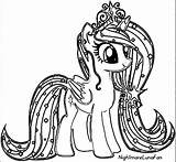Pony Princess Coloring Pages Getcolorings sketch template