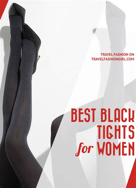 best black tights for women who travel for business or leisure