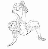 Soccer Coloring Pages Girl Kids Playing Printable Print Getcolorings Color Getdrawings Library Clipart Popular sketch template