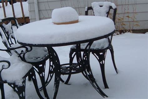 willow springs il snow on patio measured 4 inches december 5 2007 8 am photo picture