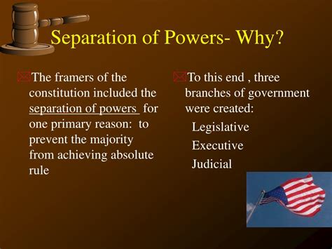 separation  powers powerpoint