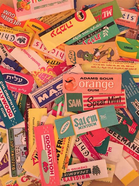 vintage gum wrappers vintage branding design gum vintage advertisements