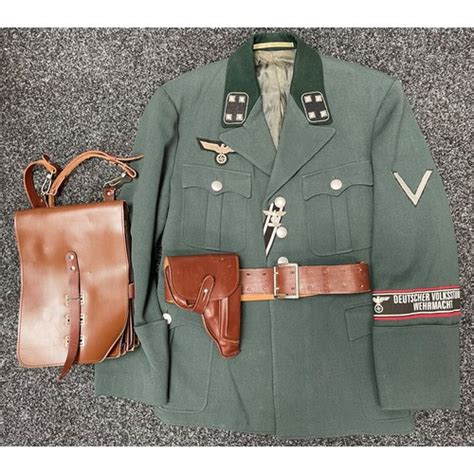 Reproduction Deutscher Volkssturm Wehrmacht Bataillonsführer Officers