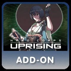 hard corps uprising sayuri cover  packaging material mobygames