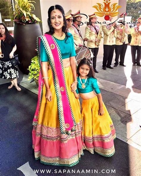 indian mother and daughter matching dresses fashionshala mom