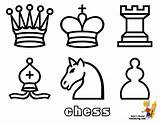 Chess Coloring Pieces Printable Game Clipart Pages Board Sheets Smooth Print Kids Colouring Piece Set Queen Clipground Cliparts Yescoloring Sheet sketch template
