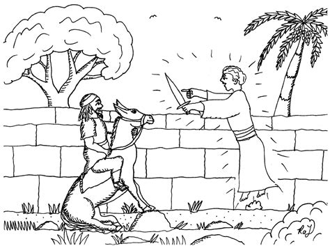 robins great coloring pages balaam   talking donkey coloring page