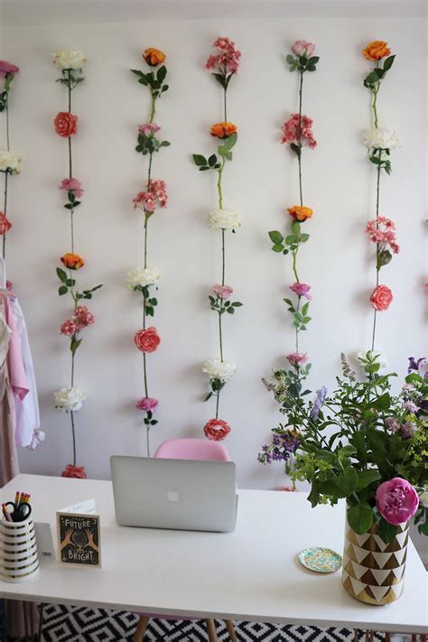 Diy Flower Wall With Hobbycraft — Charlotte Jacklin For Beauty Room