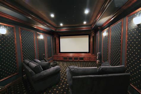 create  home theater room decor  lighting