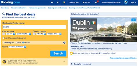 bookingcom dublin  show   find   prices