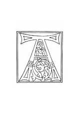 01a Mittelalter Alfabet Malvorlage Moyen Coloriages Gotische Schrift Italienisch Coloriage Medioevo Kleurplaten Schulbilder Kleurplaat sketch template
