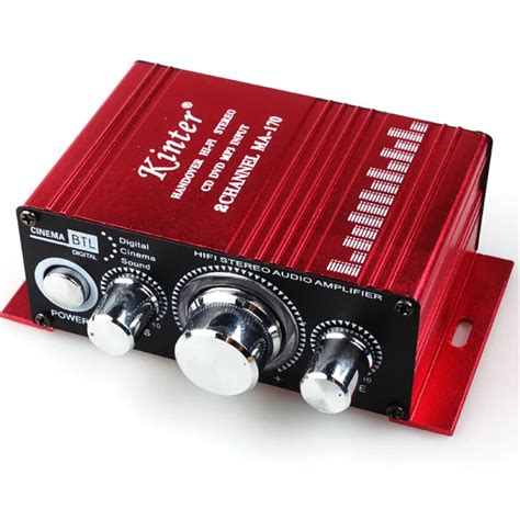quality mini hifi amplifier booster dvd mp speaker  car motorcycle home audio super bass
