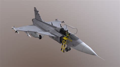 jas  gripen    model  ikonane  sketchfab