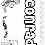 Conrad Coloring Pages Hellokids Claire Cora sketch template