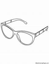 Sunglasses Coloring Pages Template sketch template