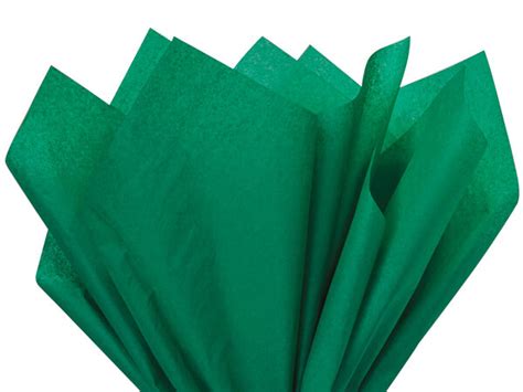 emerald green color tissue paper  bulk  sheet pack