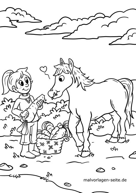 malvorlage pferd und fohlen kostenlose malvorlagen ideen