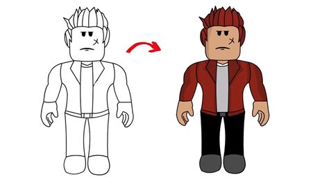 roblox avatar drawing boy