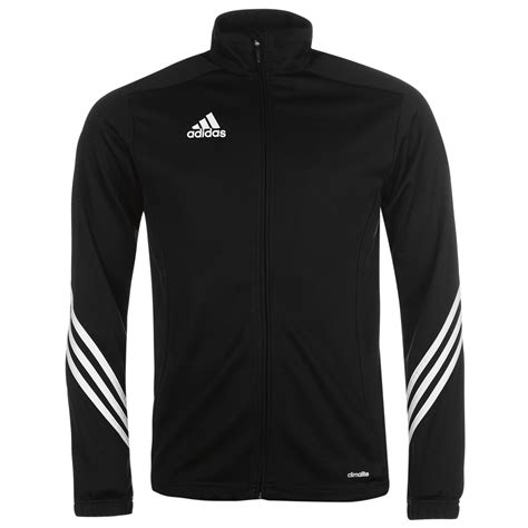 adidas mens sereno tracksuit set zip front top  track bottoms