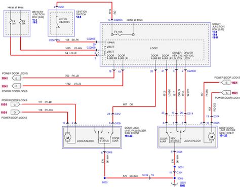 ford escape qa door lock problems wiring diagrams fuse box actuators