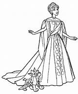 Anastasia Coloring Pages Princess Dog Colouring Gown Ball Her Girls Disney Dresses Drawing Para Dibujos Kids Beautiful Printable Gowns Wedding sketch template
