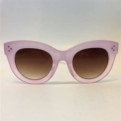 retro flat rim glasses pink and yellow glasses pink glasses pink