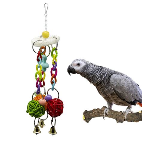 parrots toys  bird loofah rattan pets accessories supplies cockatiel perch budgie parakeet
