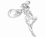 Storm Marvel Capcom Vs Abilities Coloring Pages Power sketch template
