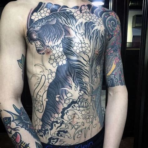 70 Japanese Tiger Tattoo Designs For Men Masculine Ideas