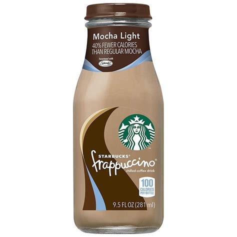 starbucks frappuccino mocha light iced coffee  oz  pack bottles