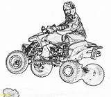 Wheeler Drawing Coloring Atv Quad Clipart Four Sketch Pages Rider Printable Color Drawings Sheet Paintingvalley Cliparts Clip Collection Sketches Library sketch template