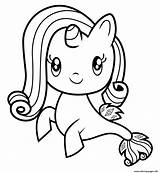 Rarity Coloriage Ponies Template sketch template