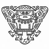Inca Disegni Totem Colorare Bambini Vitruvian Calvo Tem sketch template