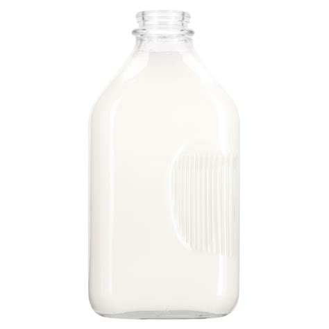 oz  gallon clear glass milk bottle  cary company