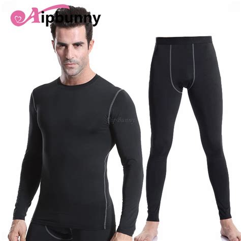 aipbunny 2018 quick dry sportswear men running fitness gym clothes