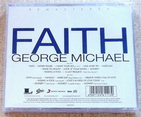 George Michael Faith Double Remastered Cd South Africa