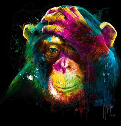 mind blowing  colorful paintings  patrice murciano cross