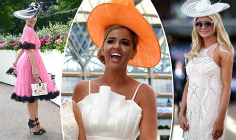 royal ascot worst dressed girl in orange hat suffers fake tan fail