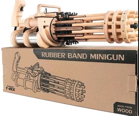 rubber band minigun firing frequency  bullets  sec damage