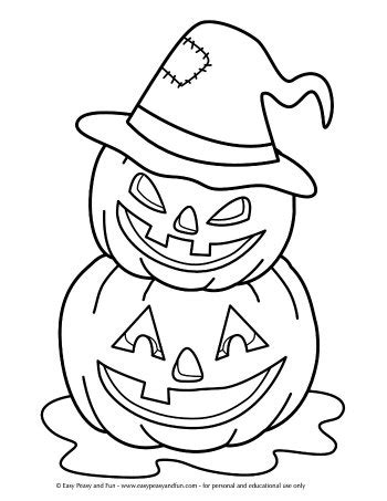 halloween coloring pages easy peasy  fun halloween coloring pages