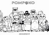 Pompoko Miyasaki Personnages Coloriages Ghibli Miyazaki sketch template
