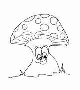 Muchomor Printable Grzyb Mushrooms Kolorowanka Druku Momjunction Drukowanka Malowankę Wydrukuj Coloringhome sketch template