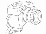 Camera Coloring Pages Kids Drawing Polaroid Necessities Daily Clipart Printable Colouring Color Print Getdrawings Drawings Popular Library Getcolorings sketch template