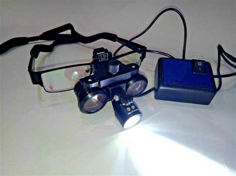 led rechargeable loupe ophthalmology dental face shields head lights loupes ebay