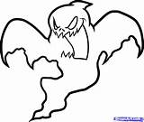 Halloween Ghost Draw Coloring Visit Ghosts Drawings sketch template