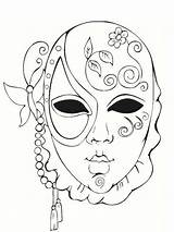 Coloriage Masque Gras Mardi Masken Jeuxetcompagnie Venezianische Maske Imprimer Maszk Coloriages Venetian Thème Karneval Dessins Painting Sablon Cherchez êtes Tiki sketch template