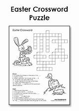 Easter Crossword Printable Puzzle Printables Worksheets Math Timvandevall Pdf Activities Hop Even Looking Posts These Over sketch template