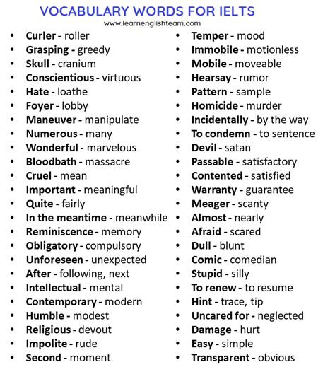 vocabulary   elementary